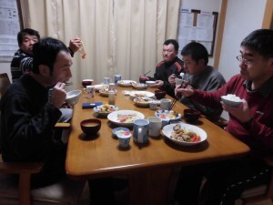 夕食